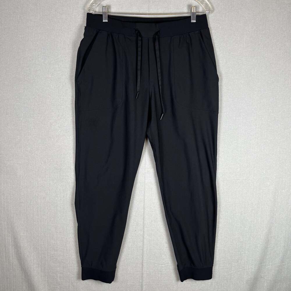 Lululemon ABC Jogger Black Mens Size L Slim Fit Tapered Pants LM5AQ8S Joggers